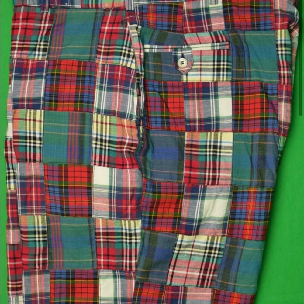 Brooks Brothers Madras patchwork shorts 40